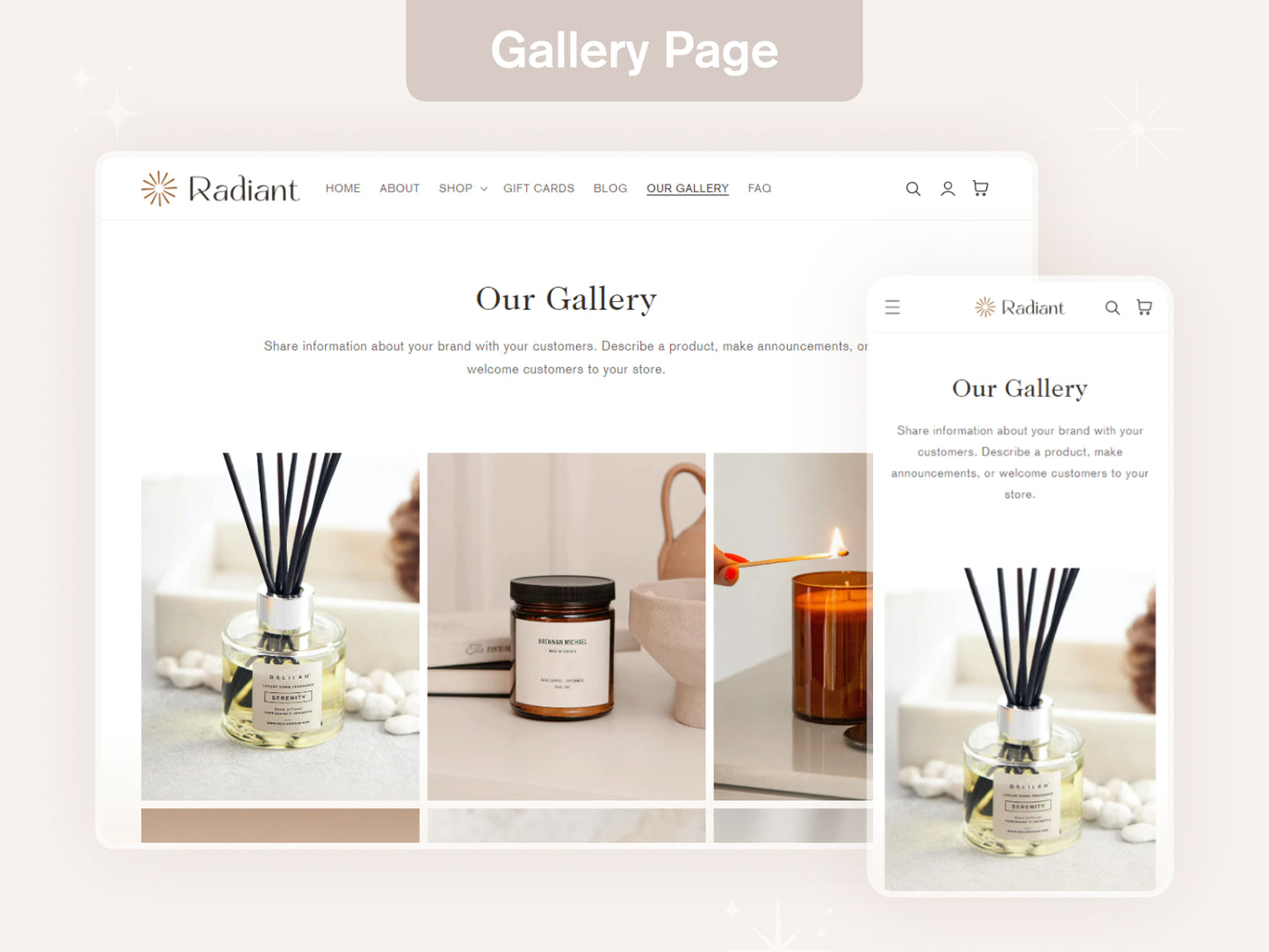 Radiant - Candle Shopify Theme