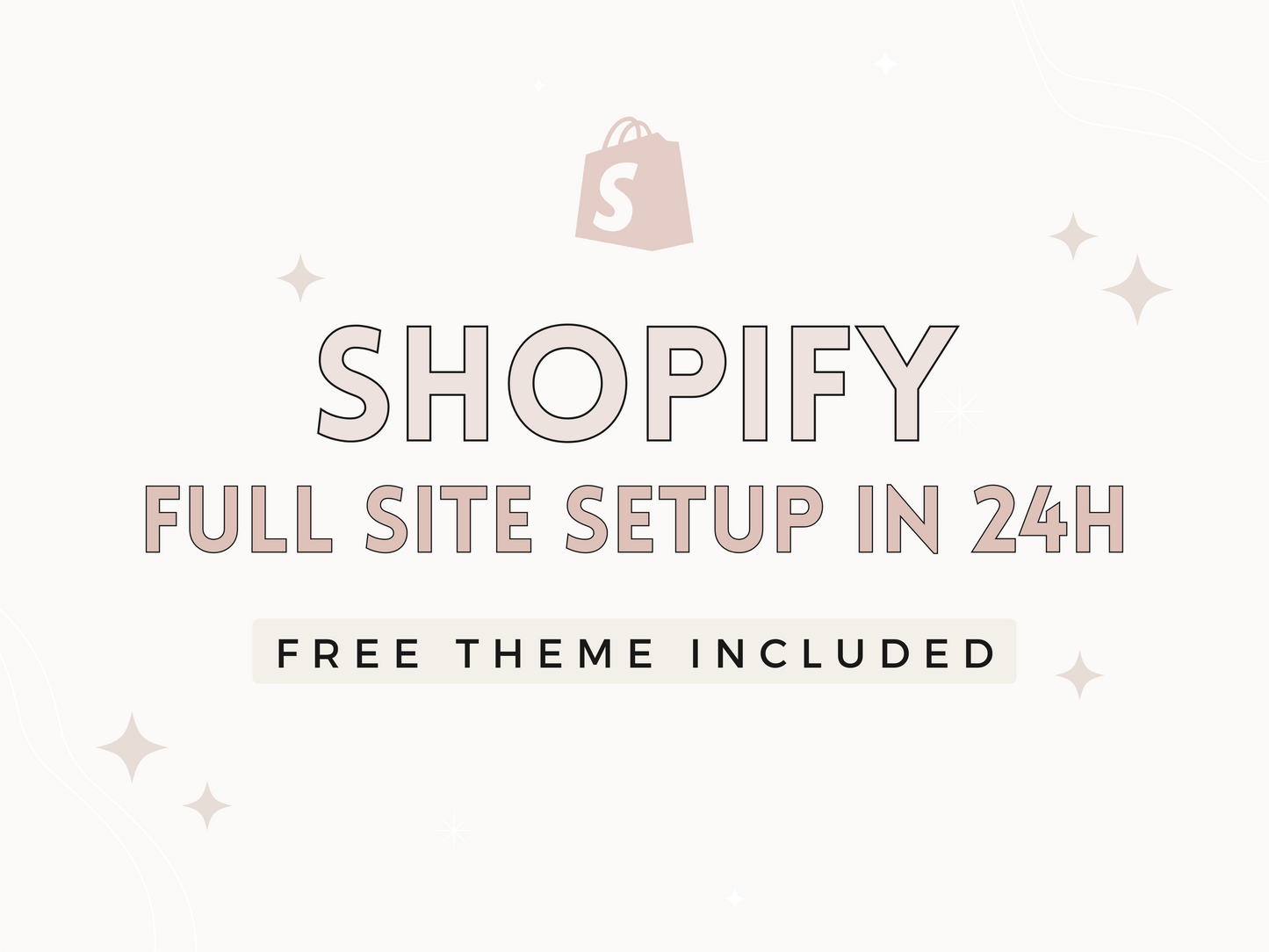 Shopify store setup in 24h