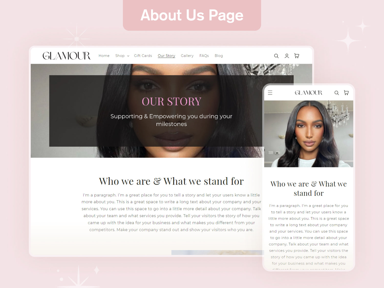 Glamour - Elegant Beauty Shopify Theme