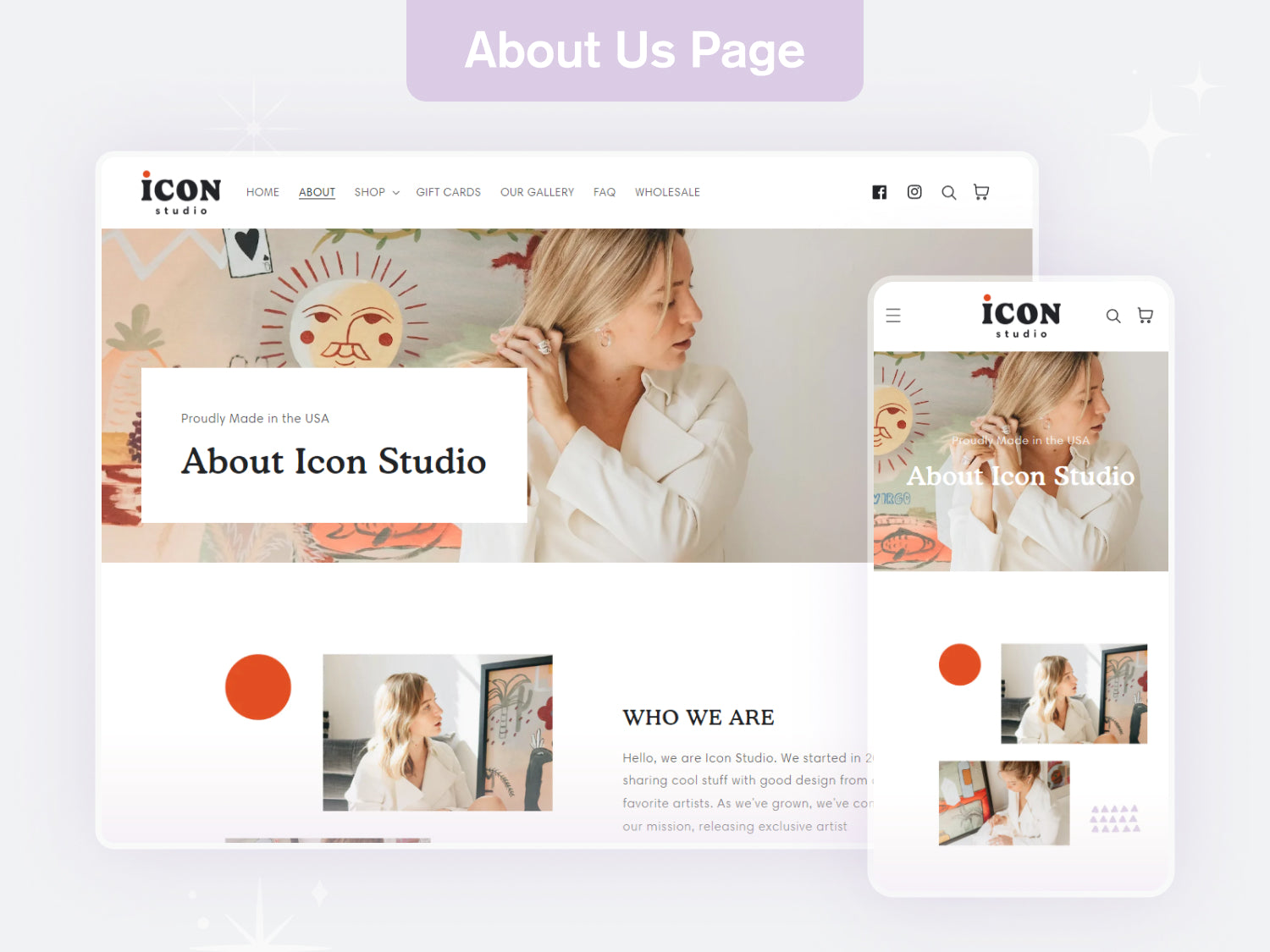 Icon - Art Inspired Shopify Theme