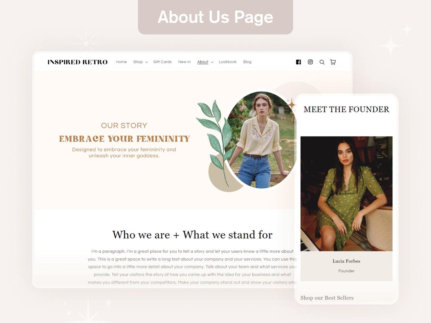 Retro - Vintage Clothing Shopify Theme