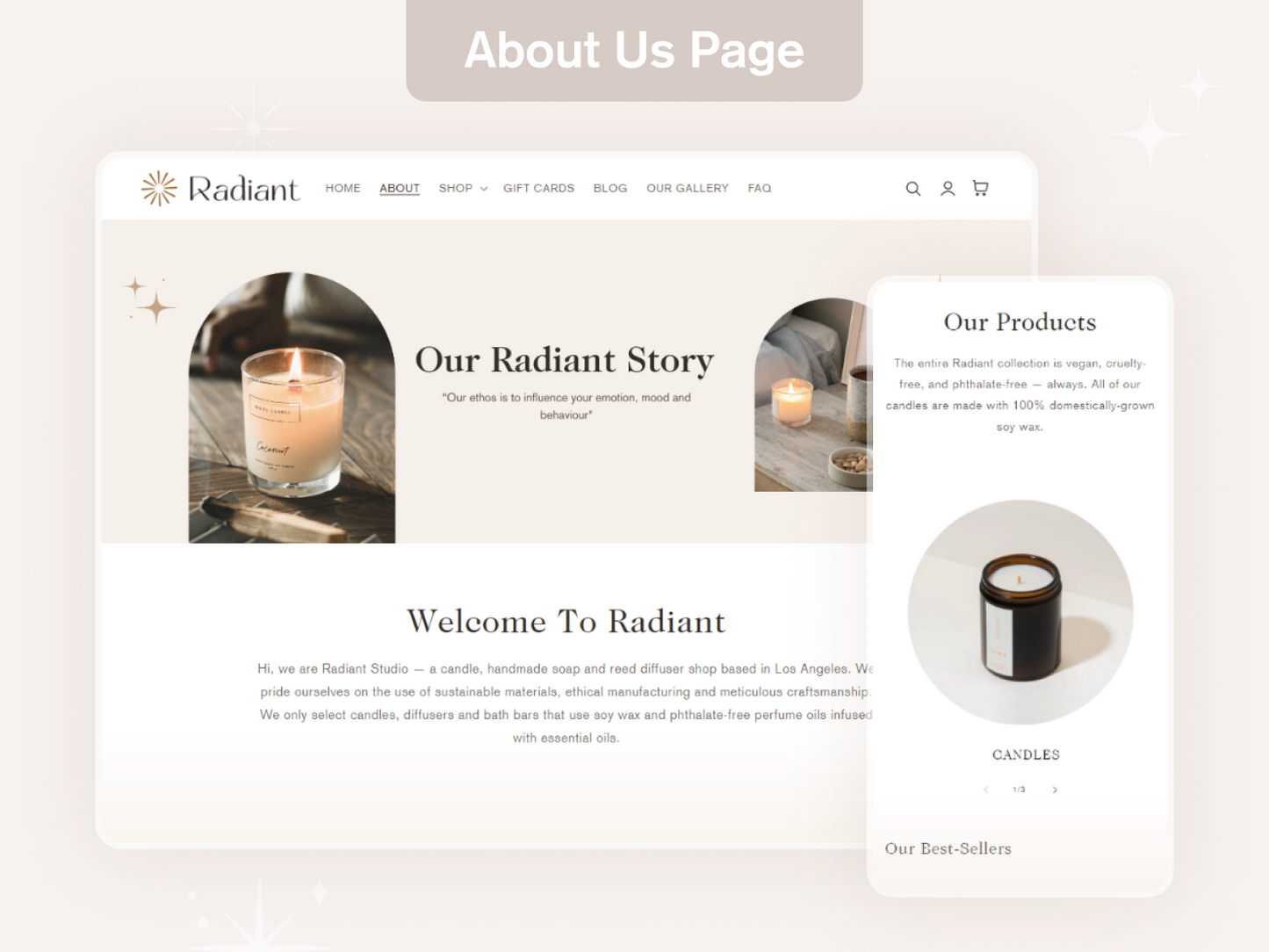 Radiant - Candle Shopify Theme