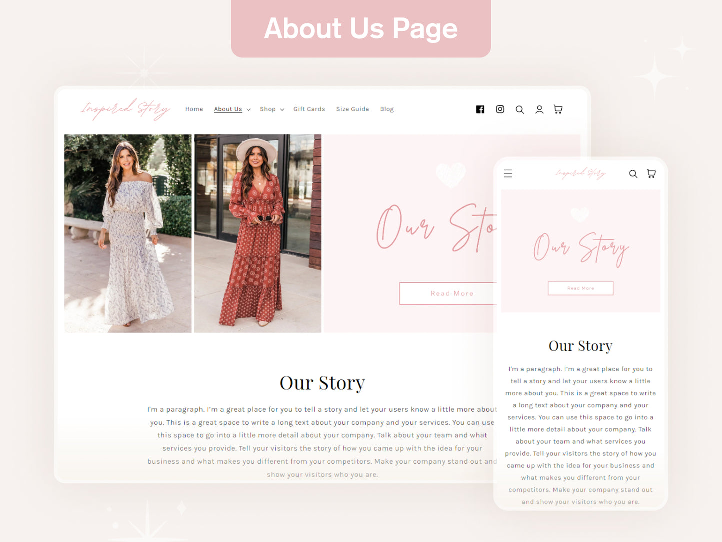 Story - Feminine Fashion Shopify Theme