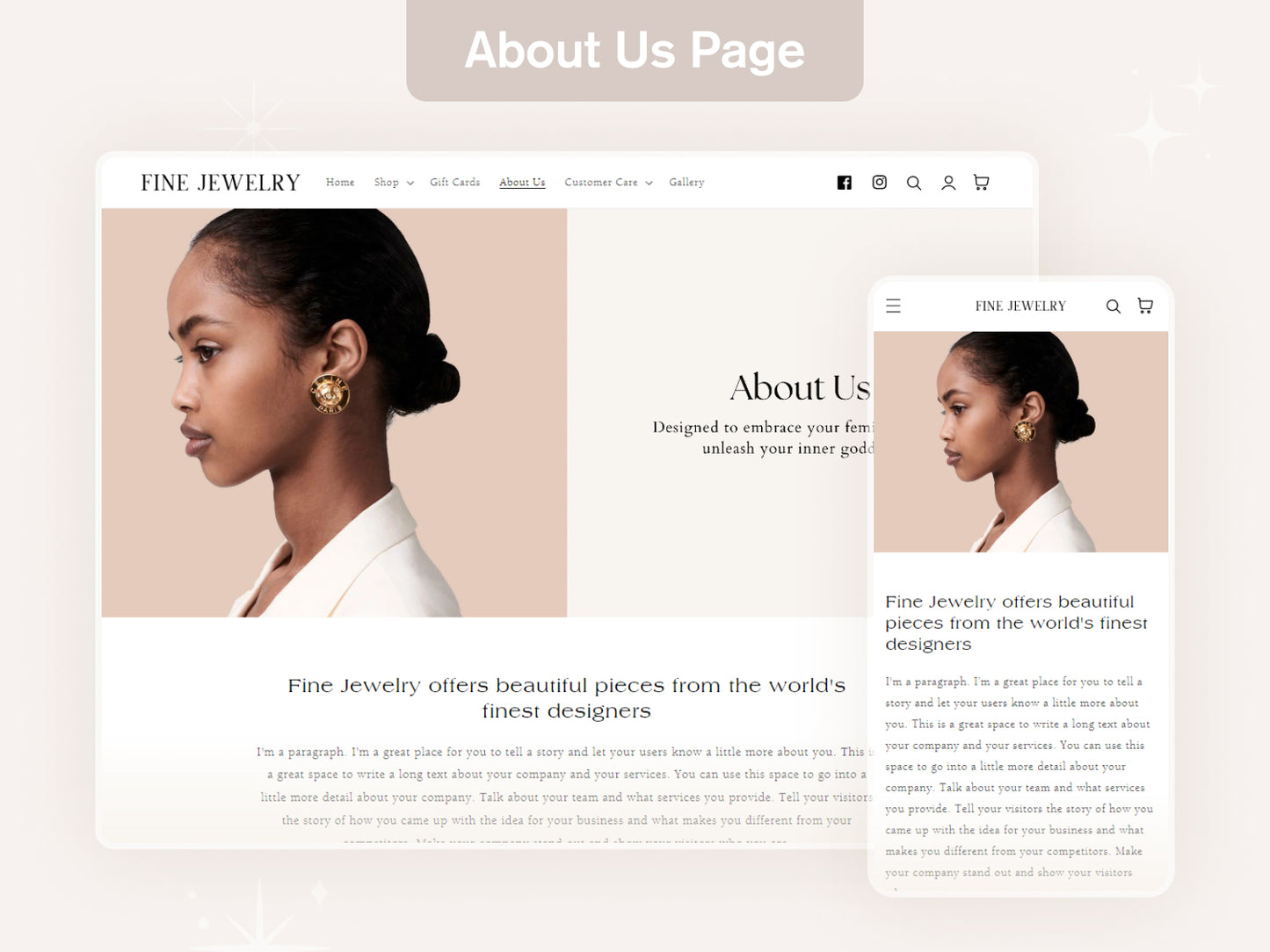 Fine Jewelry - Elegant & Modern Shopify Theme