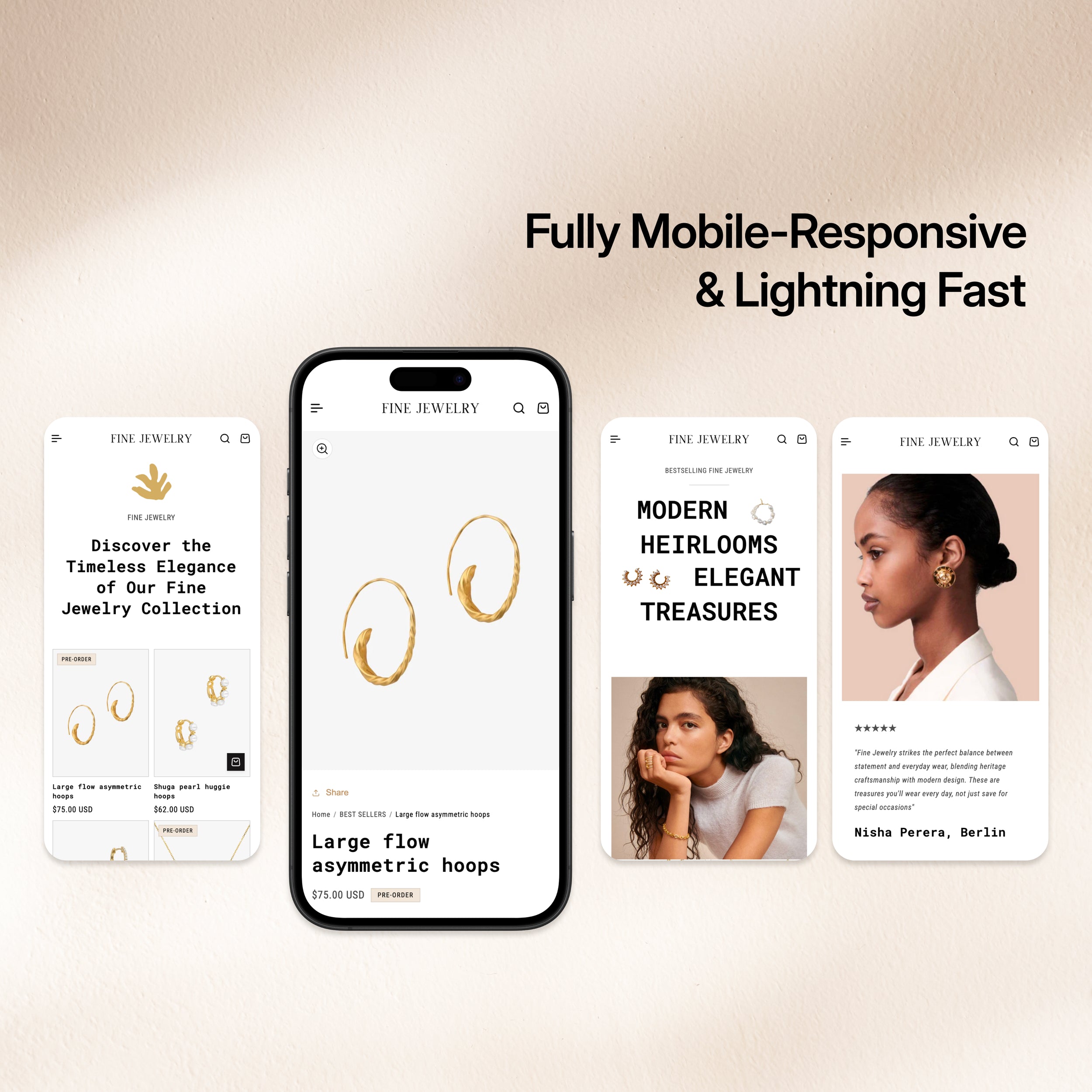 Fine Jewelry - Elegant & Modern Shopify Theme