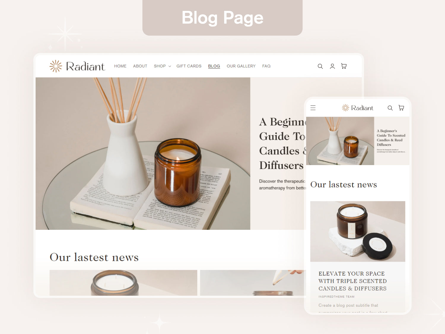 Radiant - Candle Shopify Theme