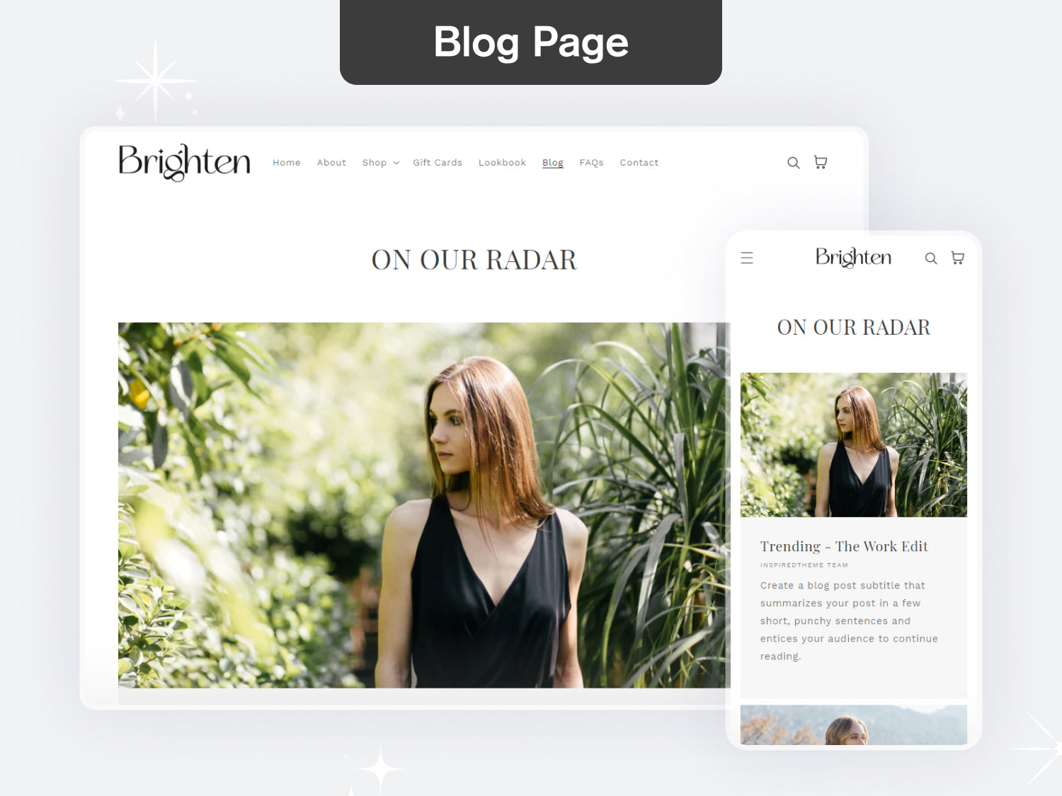 Brighten - Luxury Fashion Shopify Theme