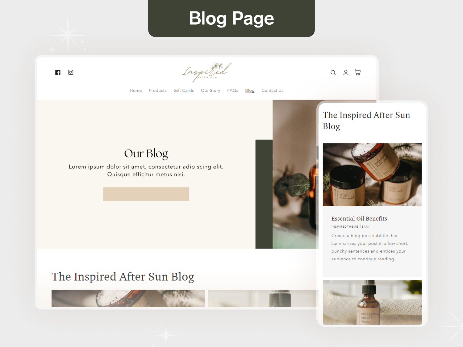 After Sun - Beauty & Skincare Shopify Theme