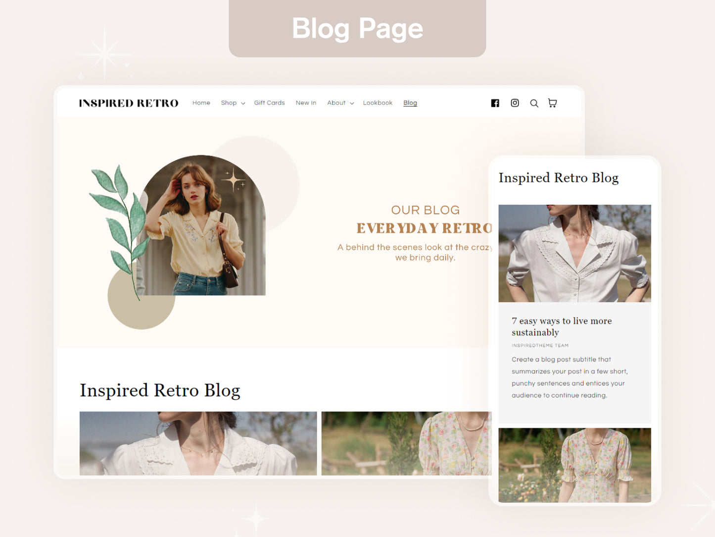 Retro - Vintage Clothing Shopify Theme