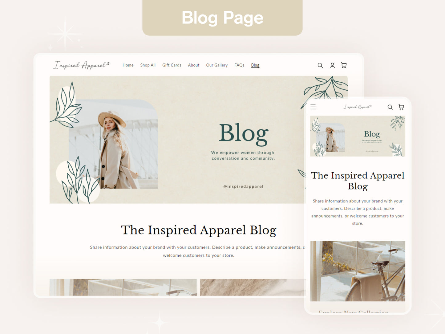 Apparel - Boho Boutique Shopify theme