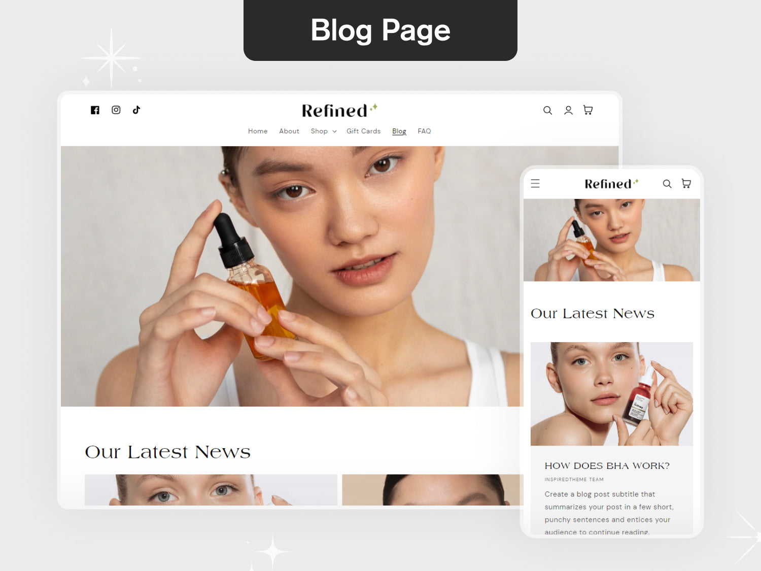 Refined - Cosmetic Shopify Theme