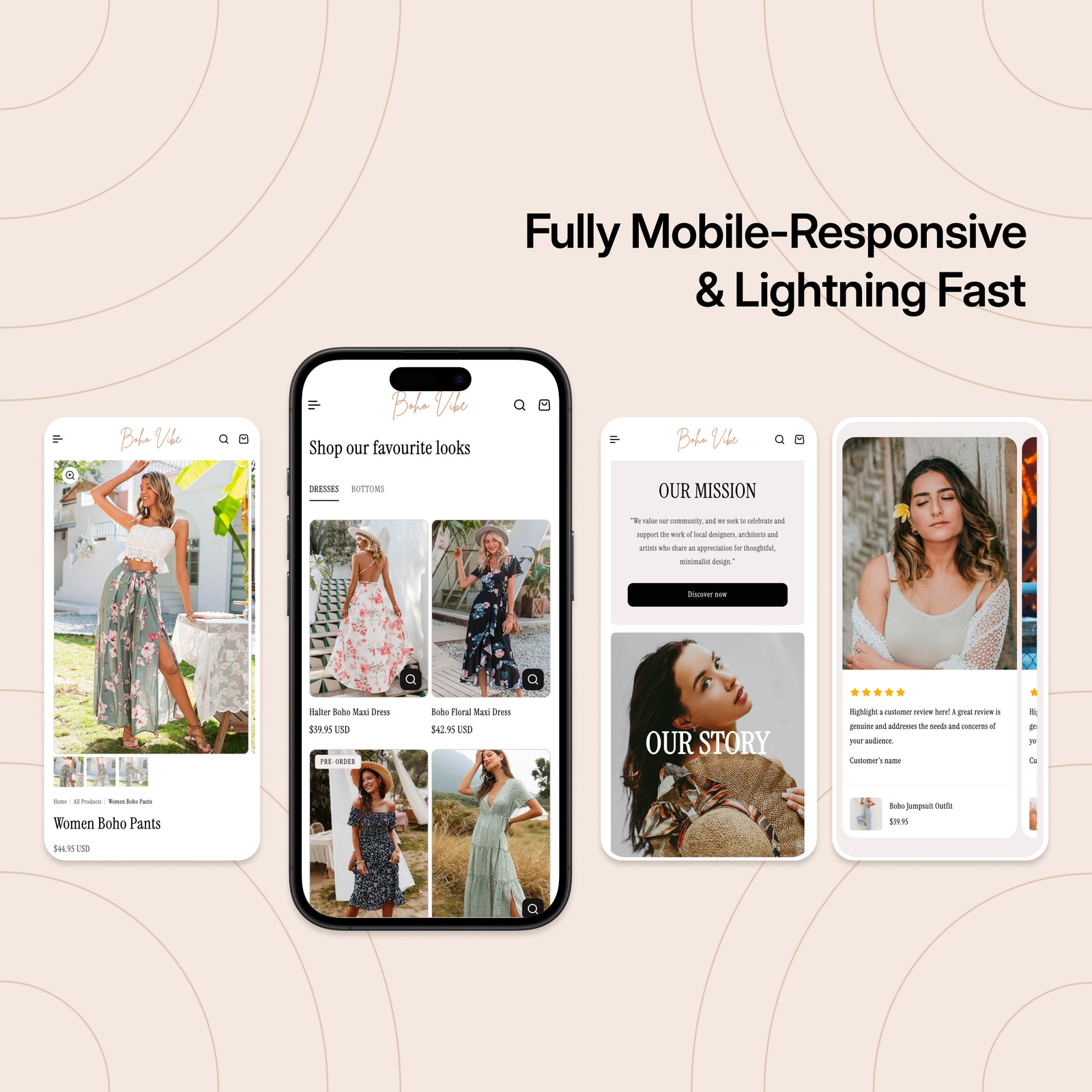 Boho Vibe - Feminine Boutique Shopify Theme
