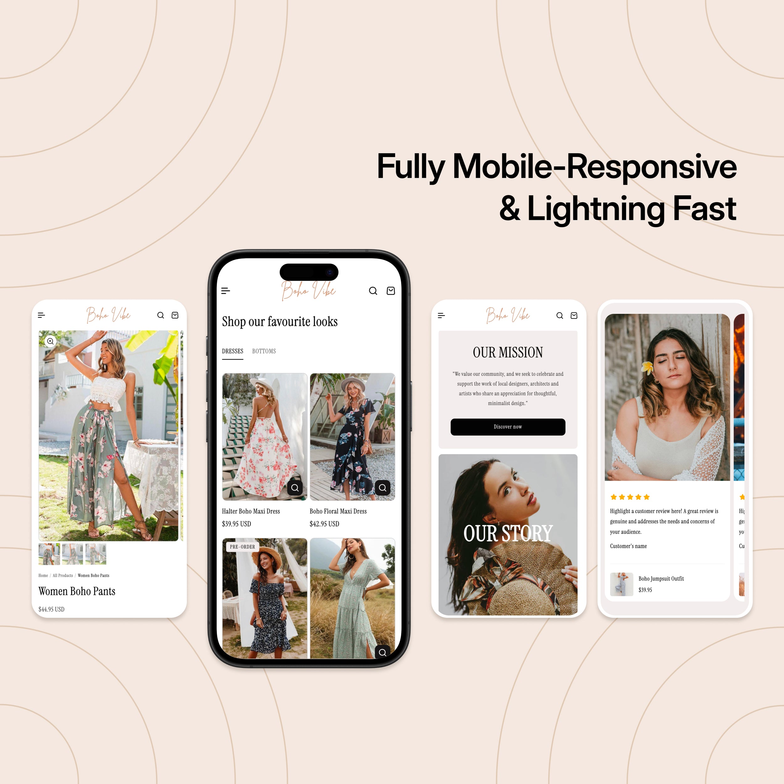Boho Vibe - Feminine Boutique Shopify Theme