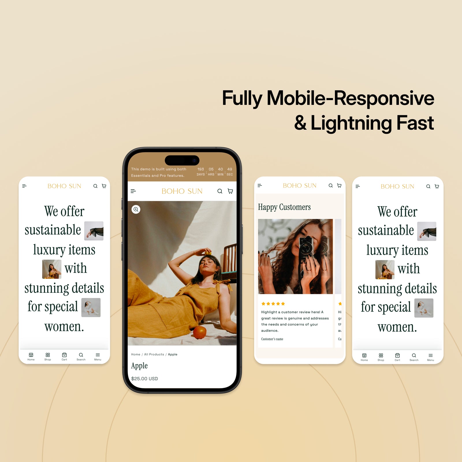 Boho Sun - Feminine Fashion Shopify Theme
