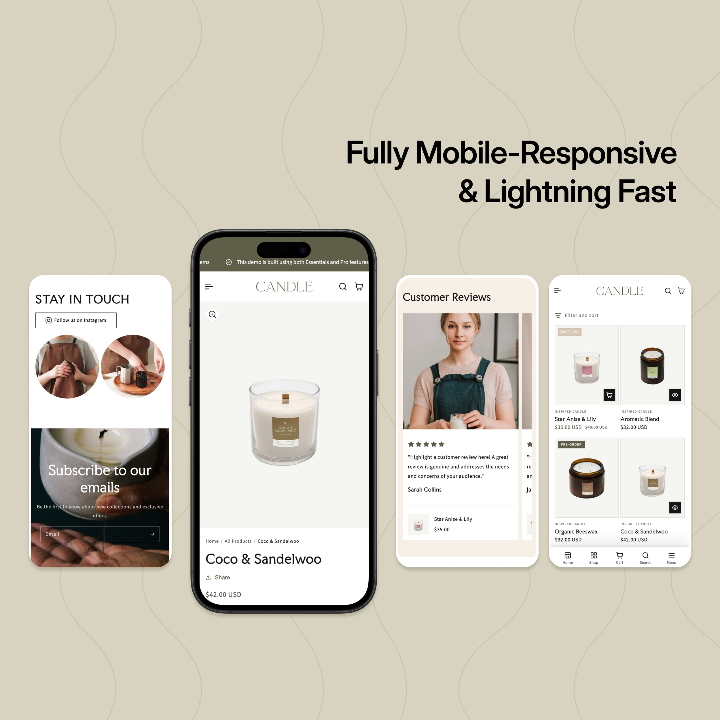 Candle - Beauty Skincare Shopify Theme