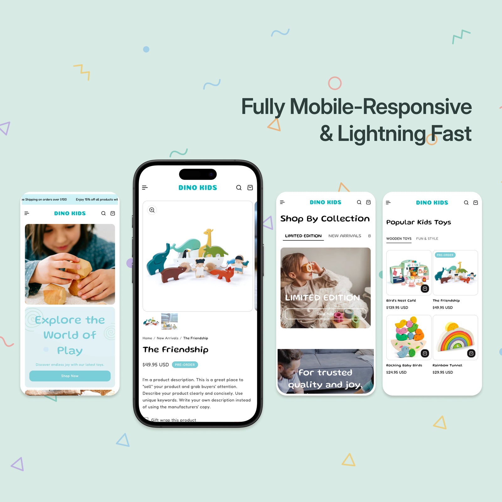 Dino Kids - Toys & Games Shopify Theme