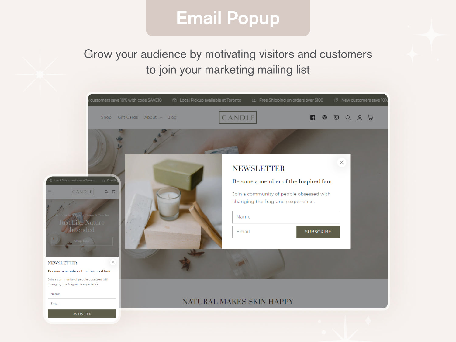 Candle - Beauty Skincare Shopify Theme