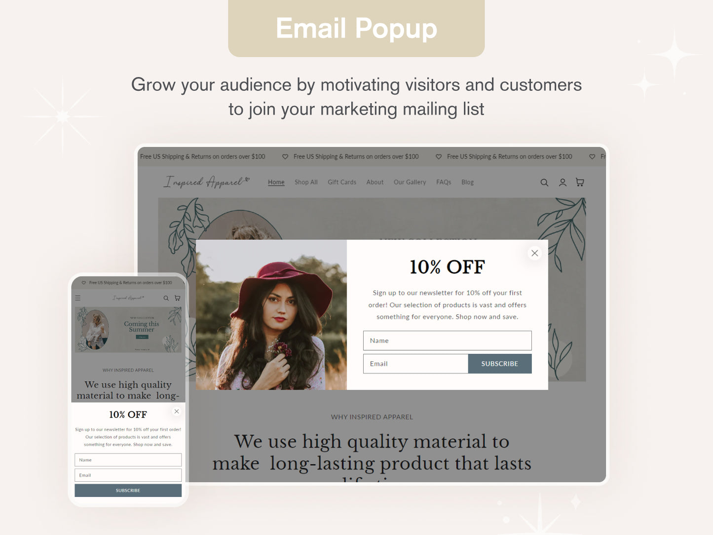 Apparel - Boho Boutique Shopify theme