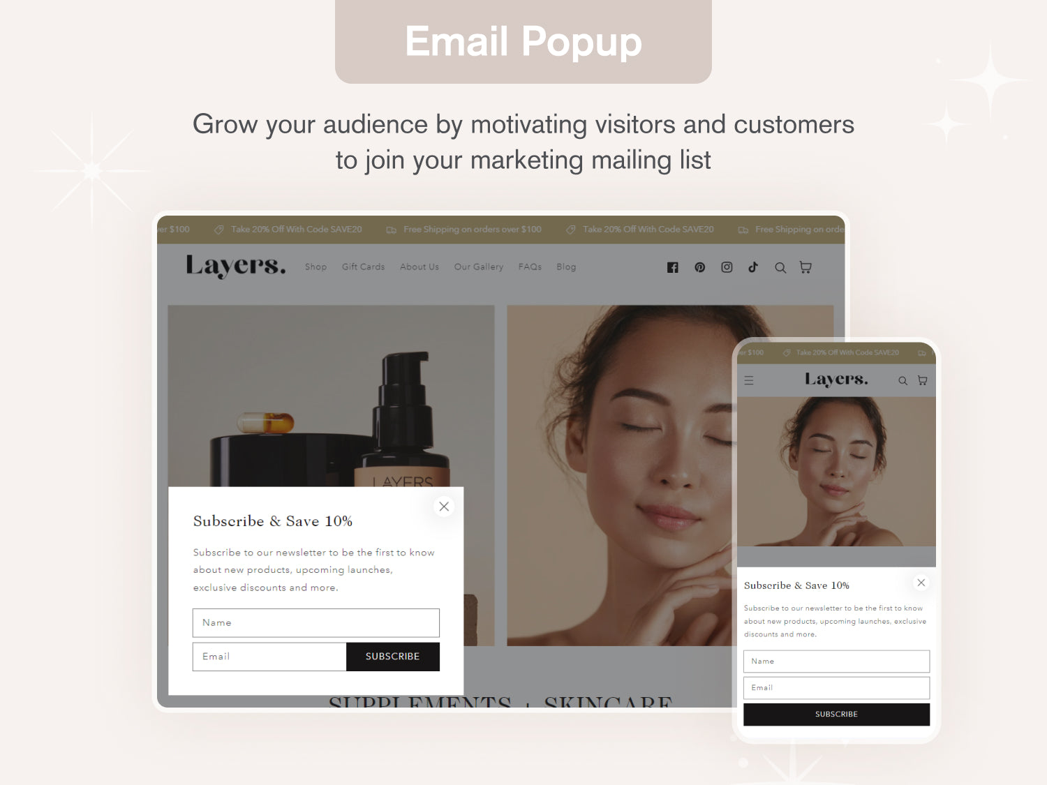 Layers - Beauty Skincare Shopify Theme