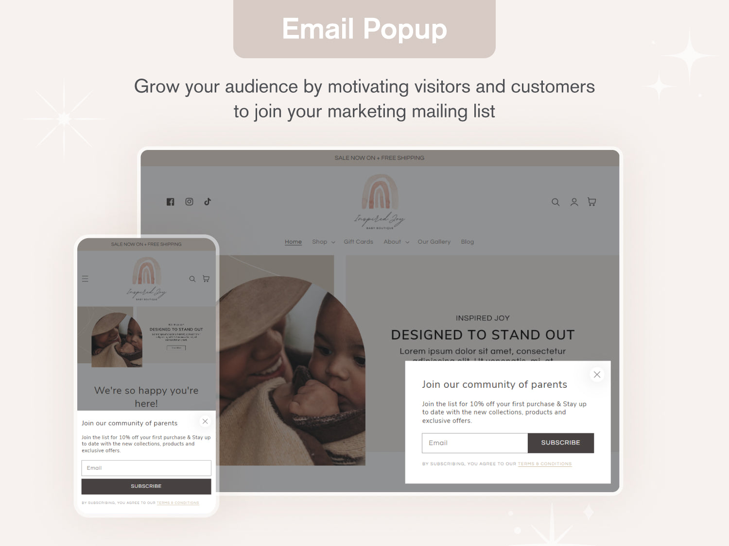 Joy - Baby Clothes Shopify Theme