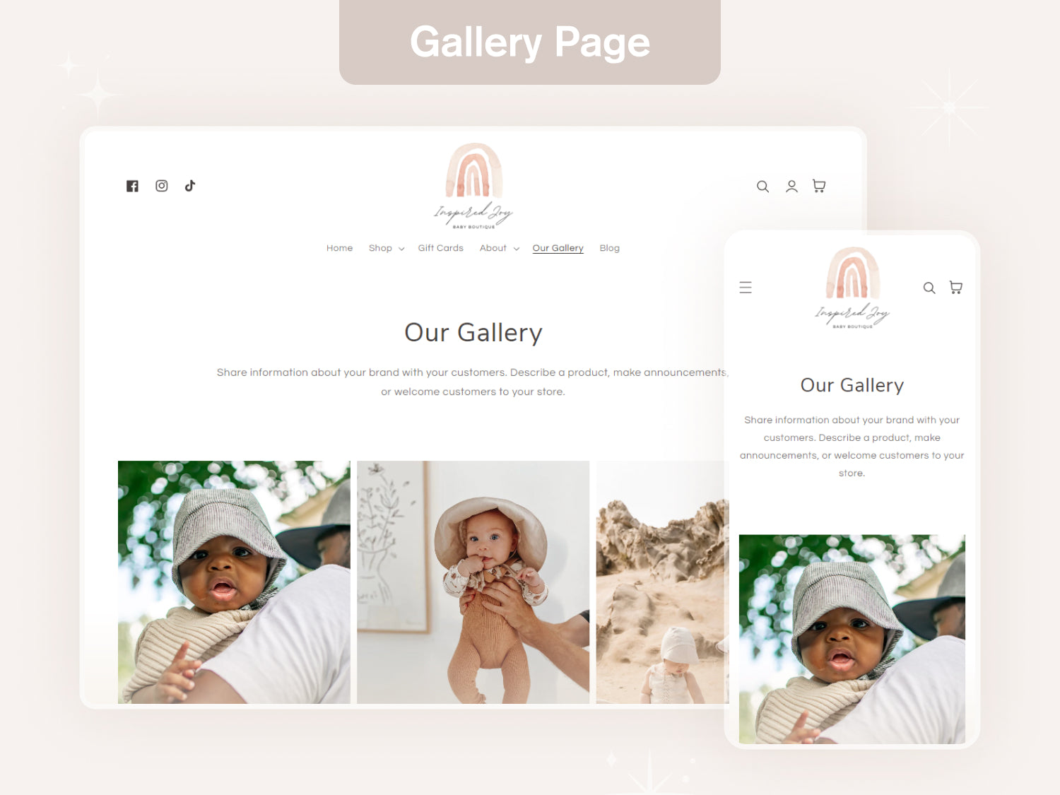 Joy - Baby Clothes Shopify Theme