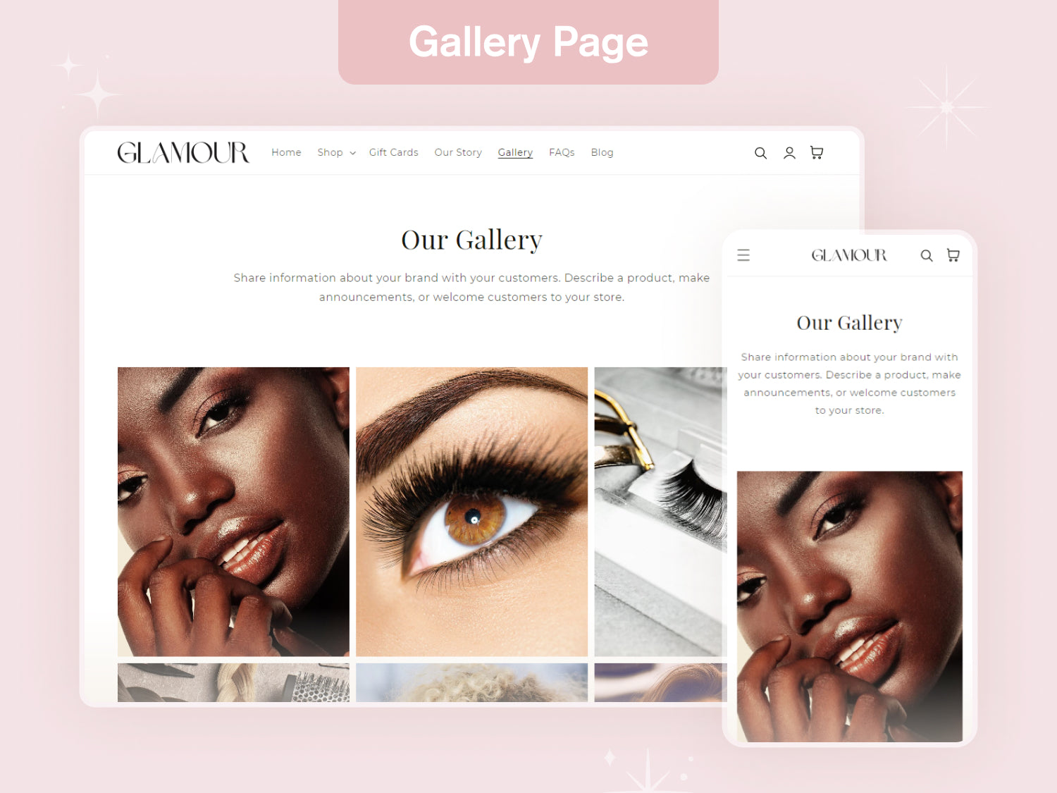 Glamour - Elegant Beauty Shopify Theme