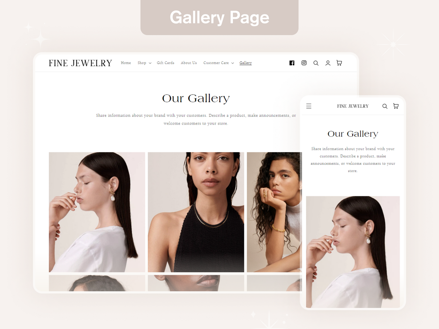 Fine Jewelry - Elegant & Modern Shopify Theme