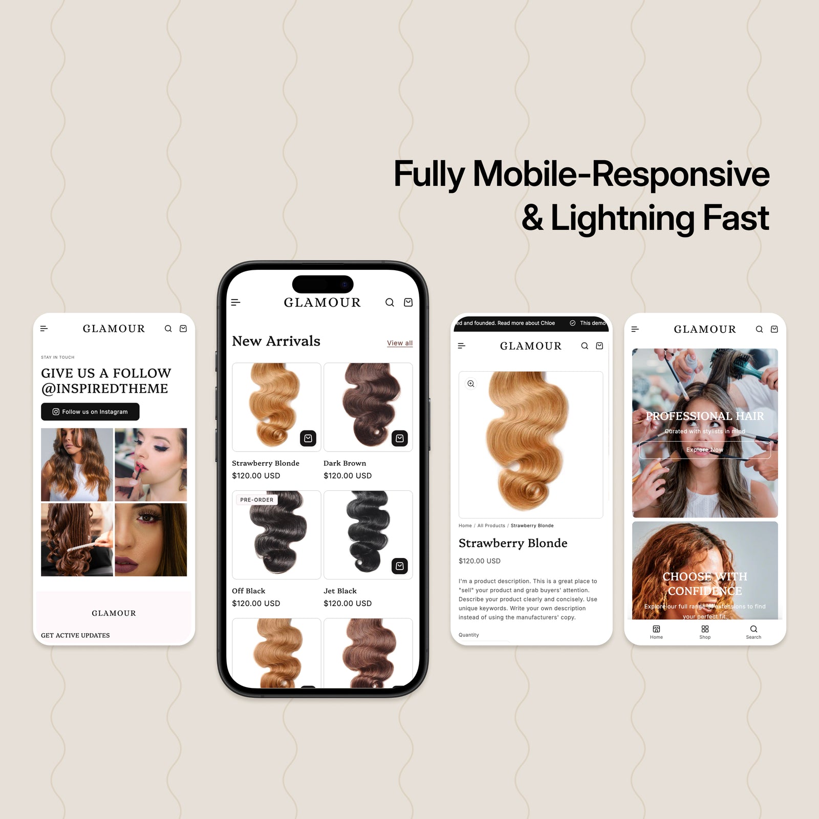 Glamour - Elegant Beauty Shopify Theme