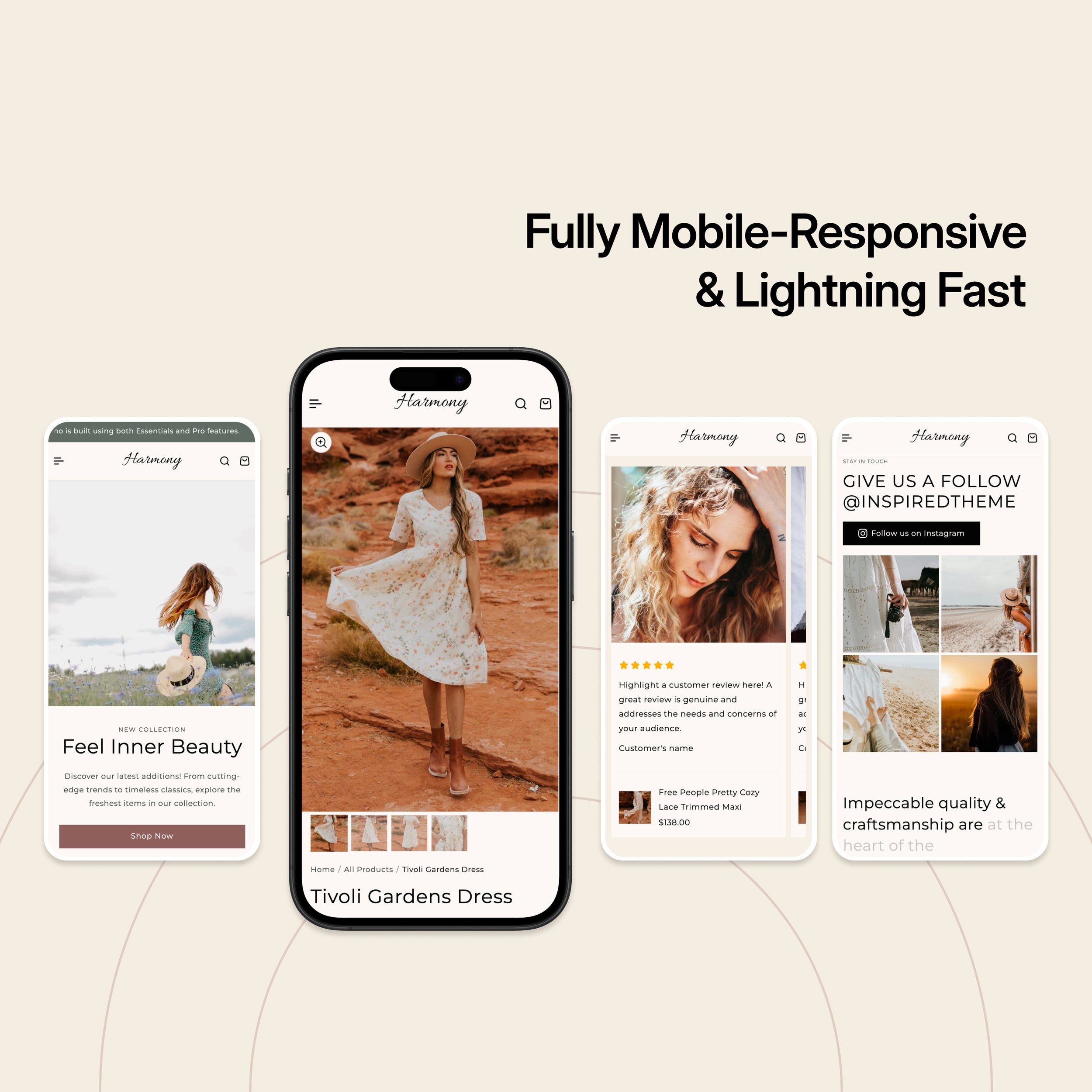 Harmony - Boho Boutique Shopify Theme