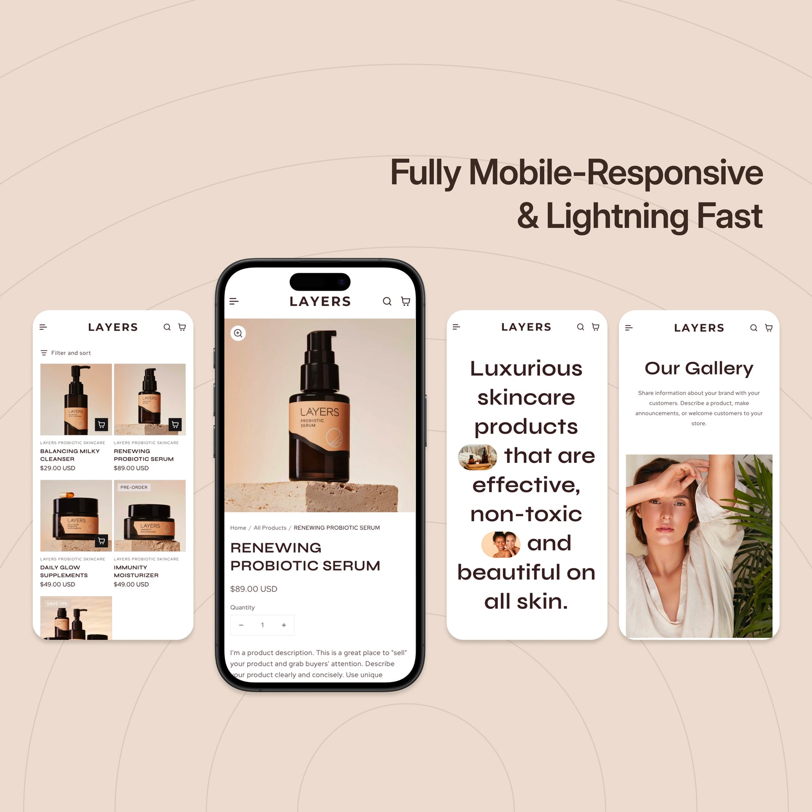 Layers - Beauty Skincare Shopify Theme