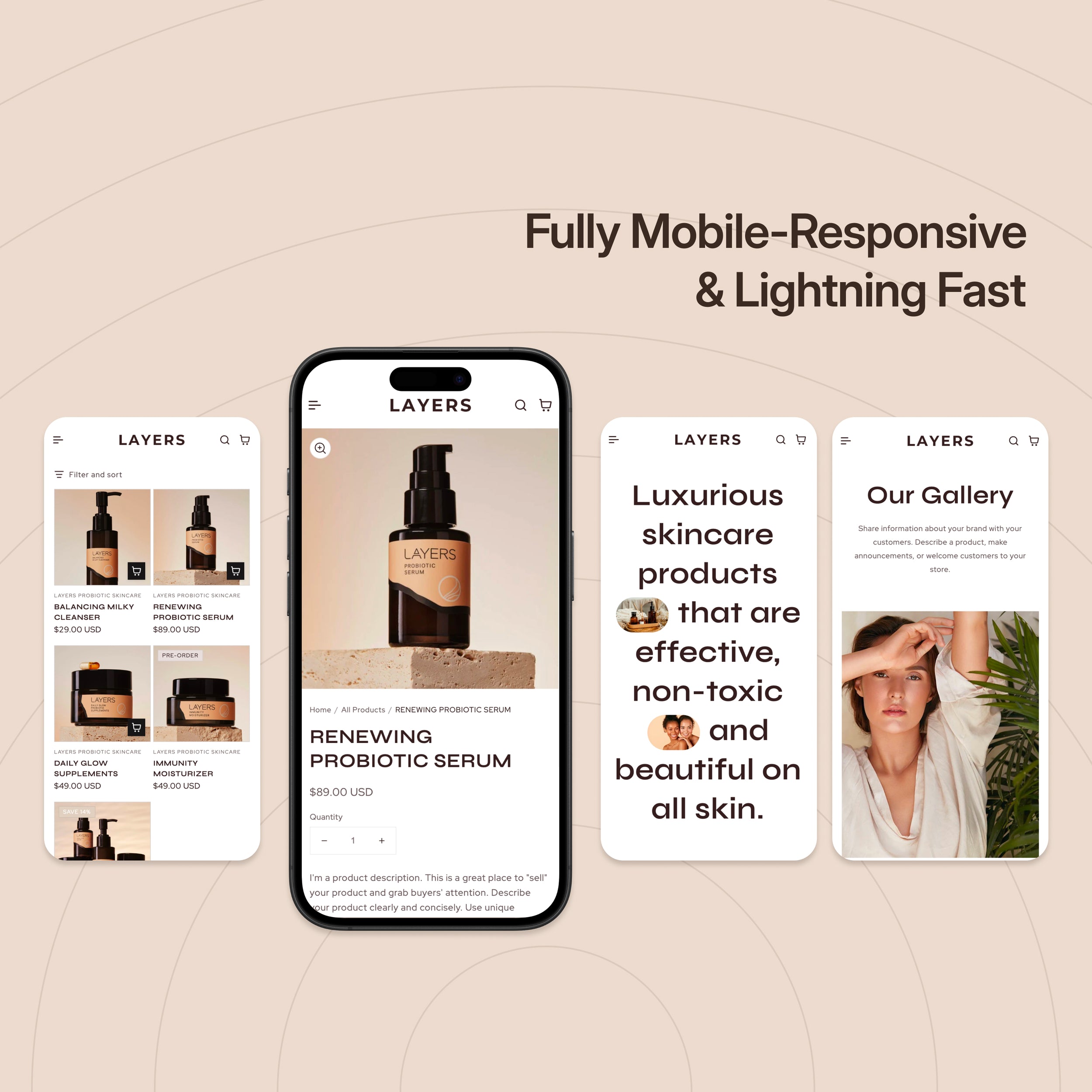 Layers - Beauty Skincare Shopify Theme