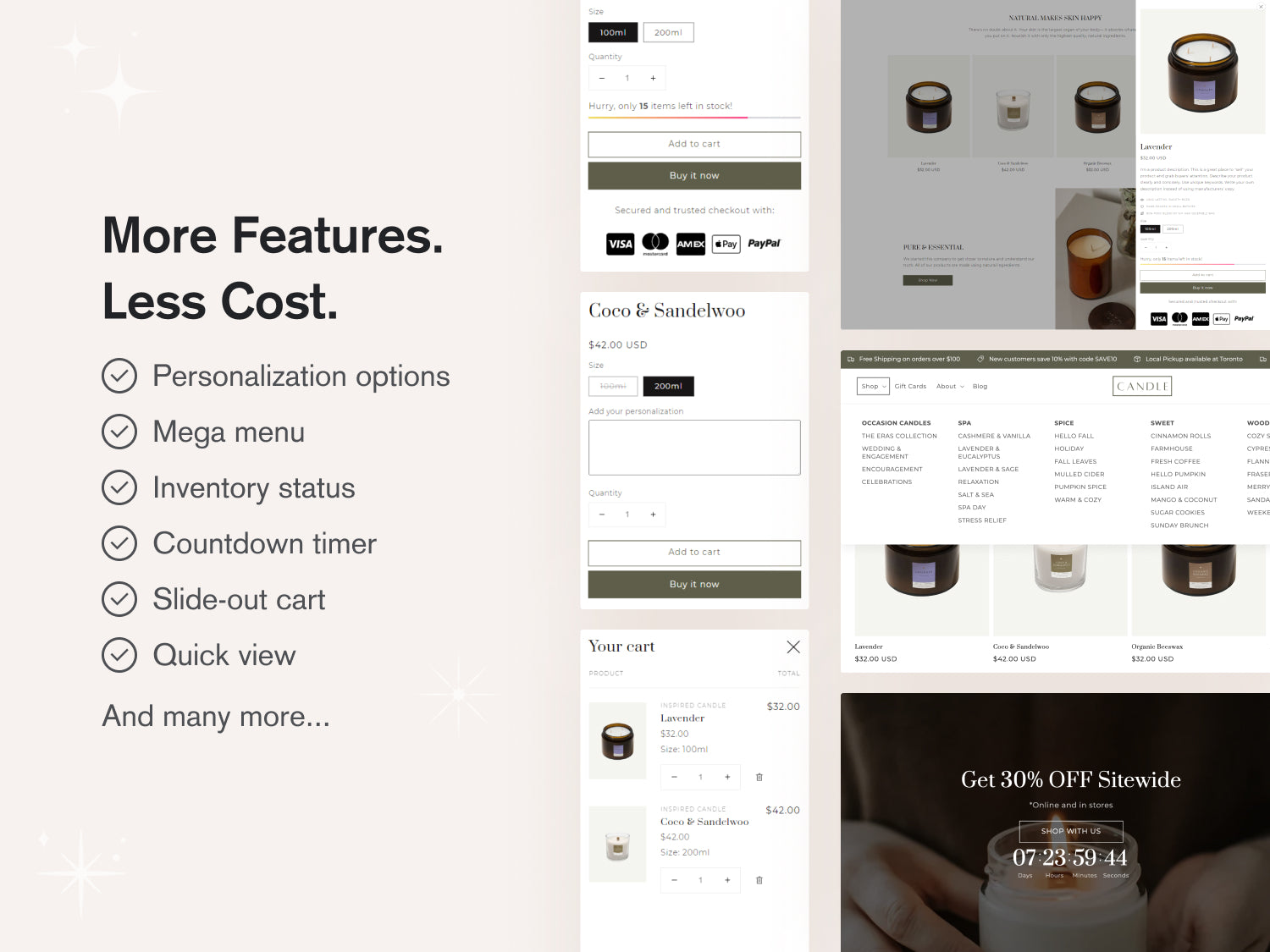 Candle - Beauty Skincare Shopify Theme