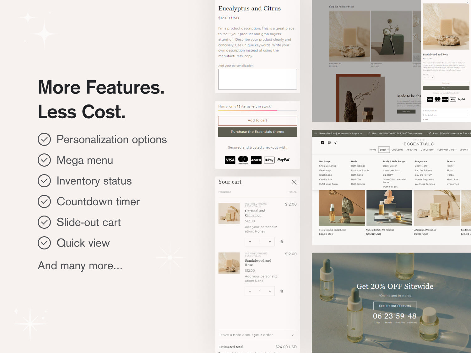 Essentials - Health & Beauty Shopify Theme