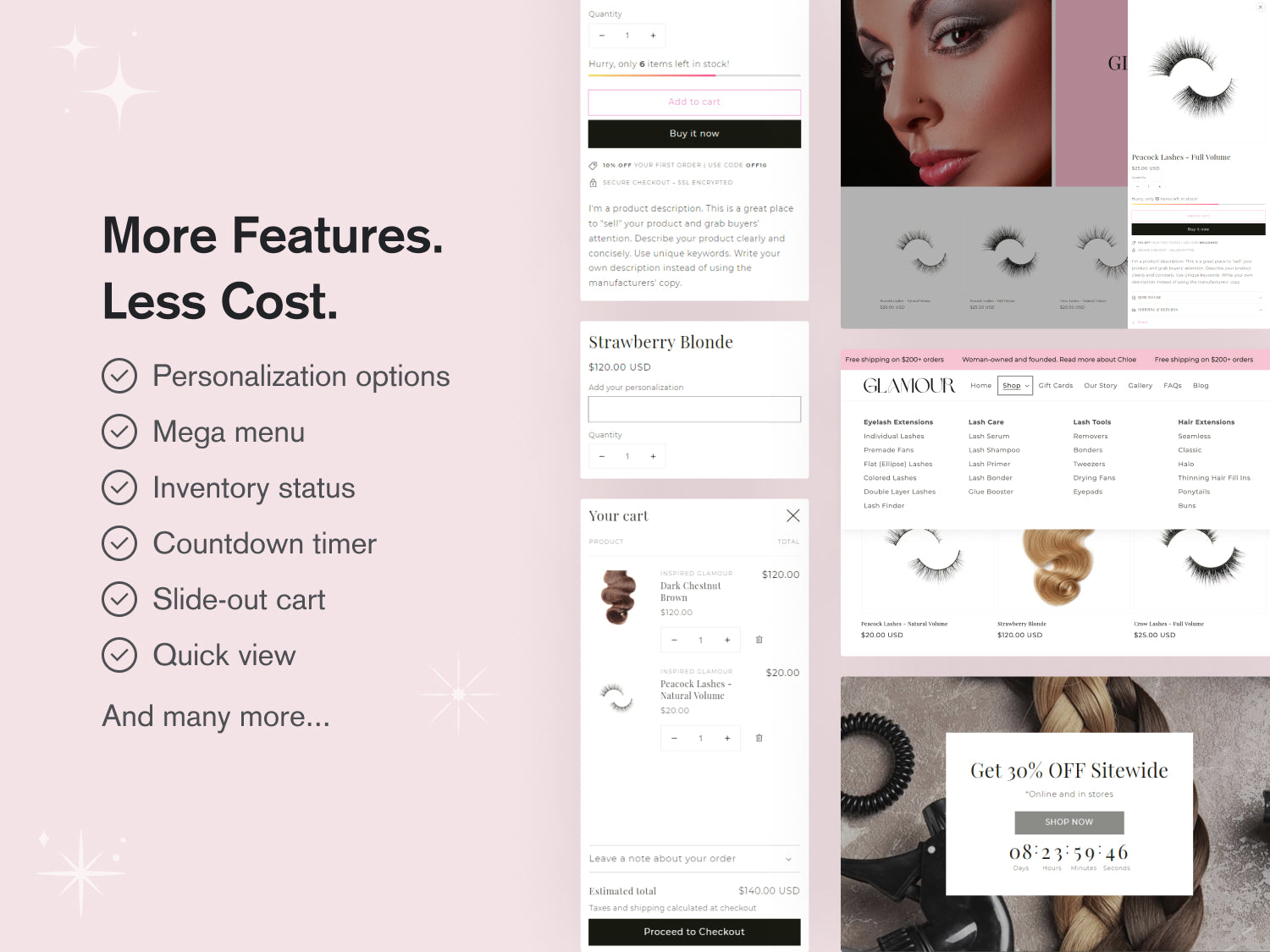 Glamour - Elegant Beauty Shopify Theme