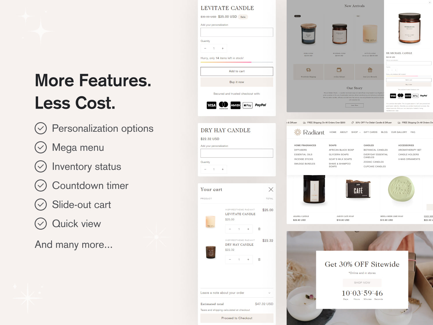 Radiant - Candle Shopify Theme