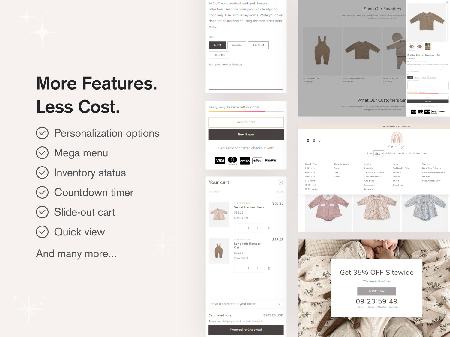 Joy - Baby Clothes Shopify Theme