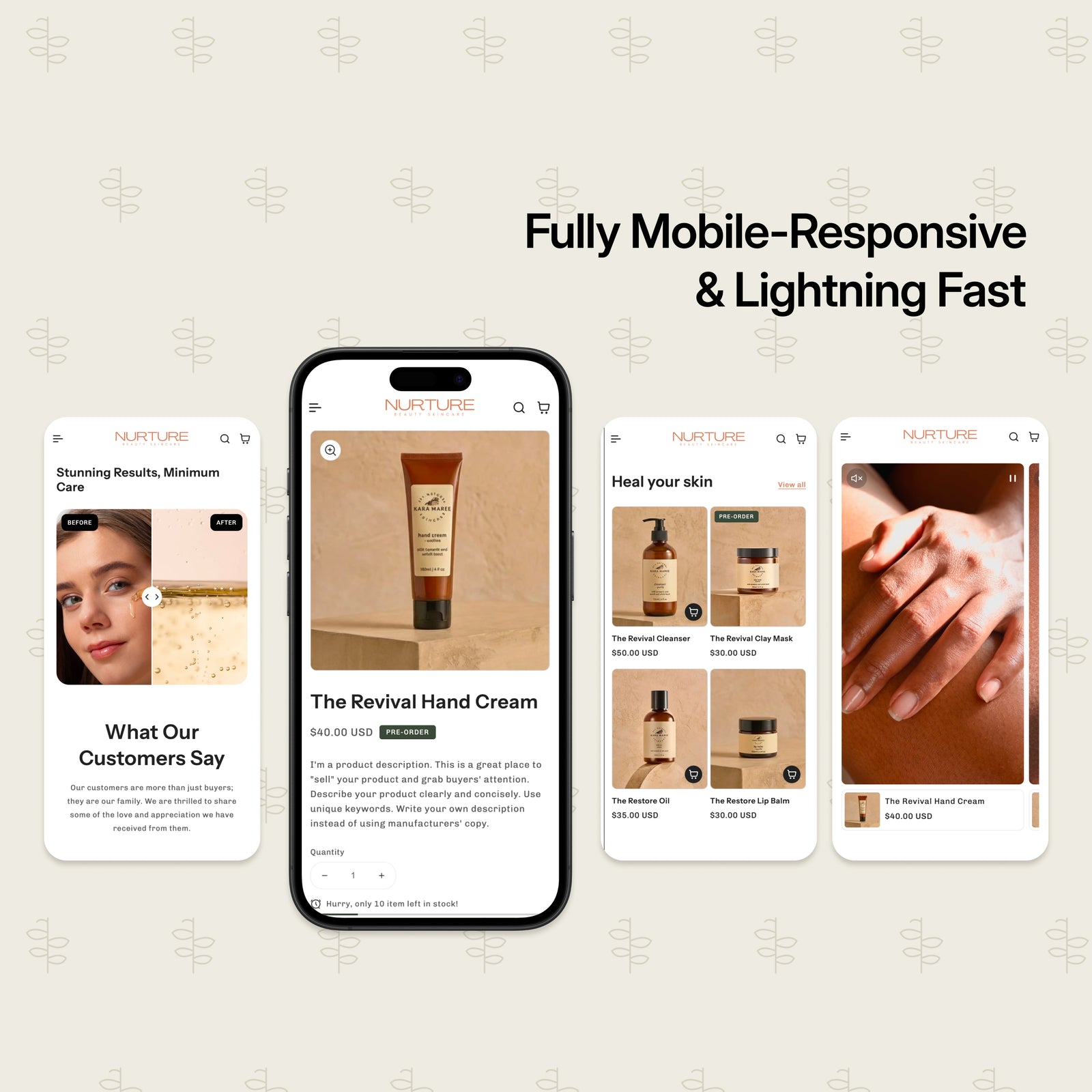 Nurture - Health & Skincare Shopify Theme
