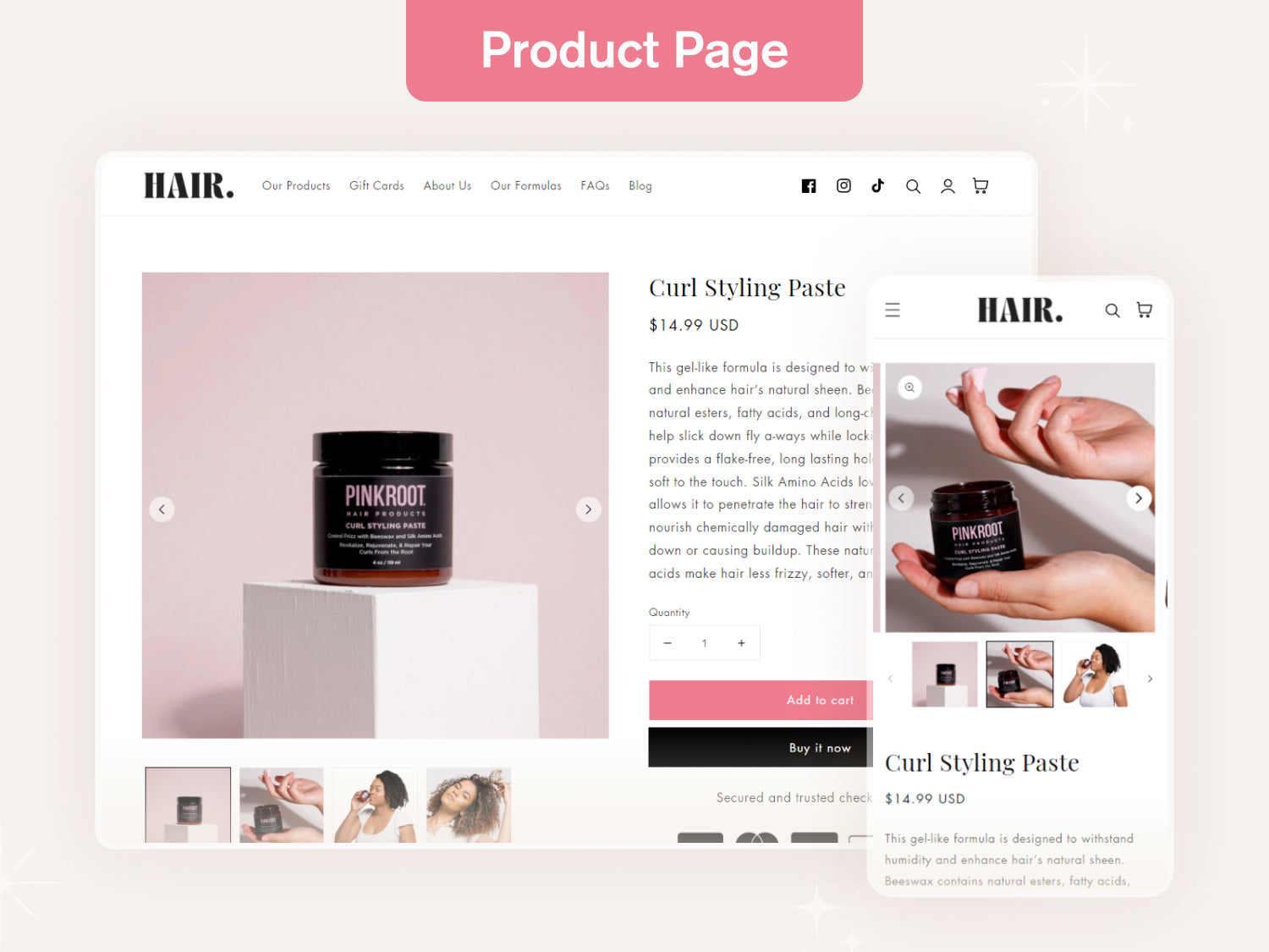 Hair - Beauty Hair Care Shopify Theme
