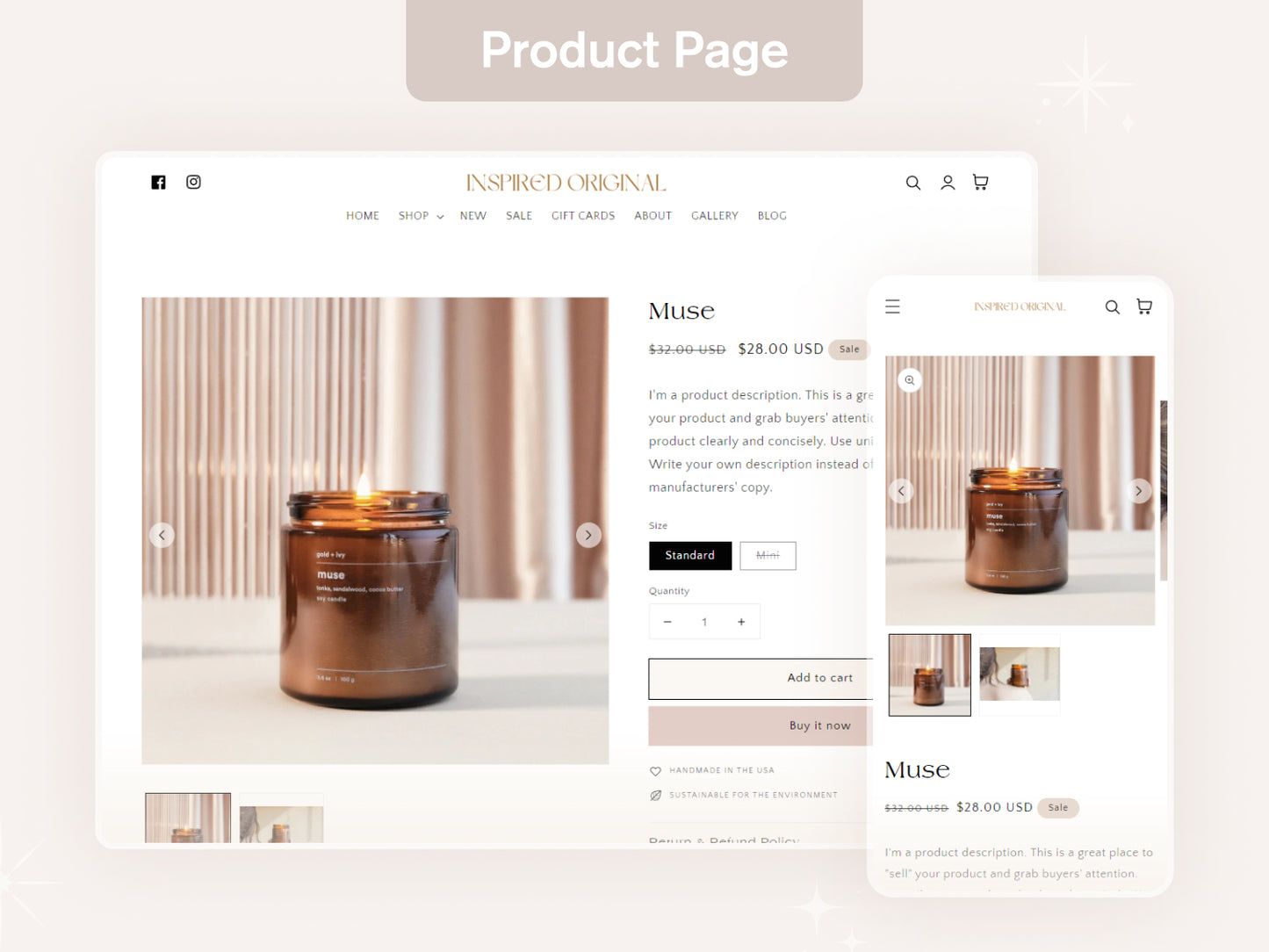 Original - Aesthetic Shopify Theme