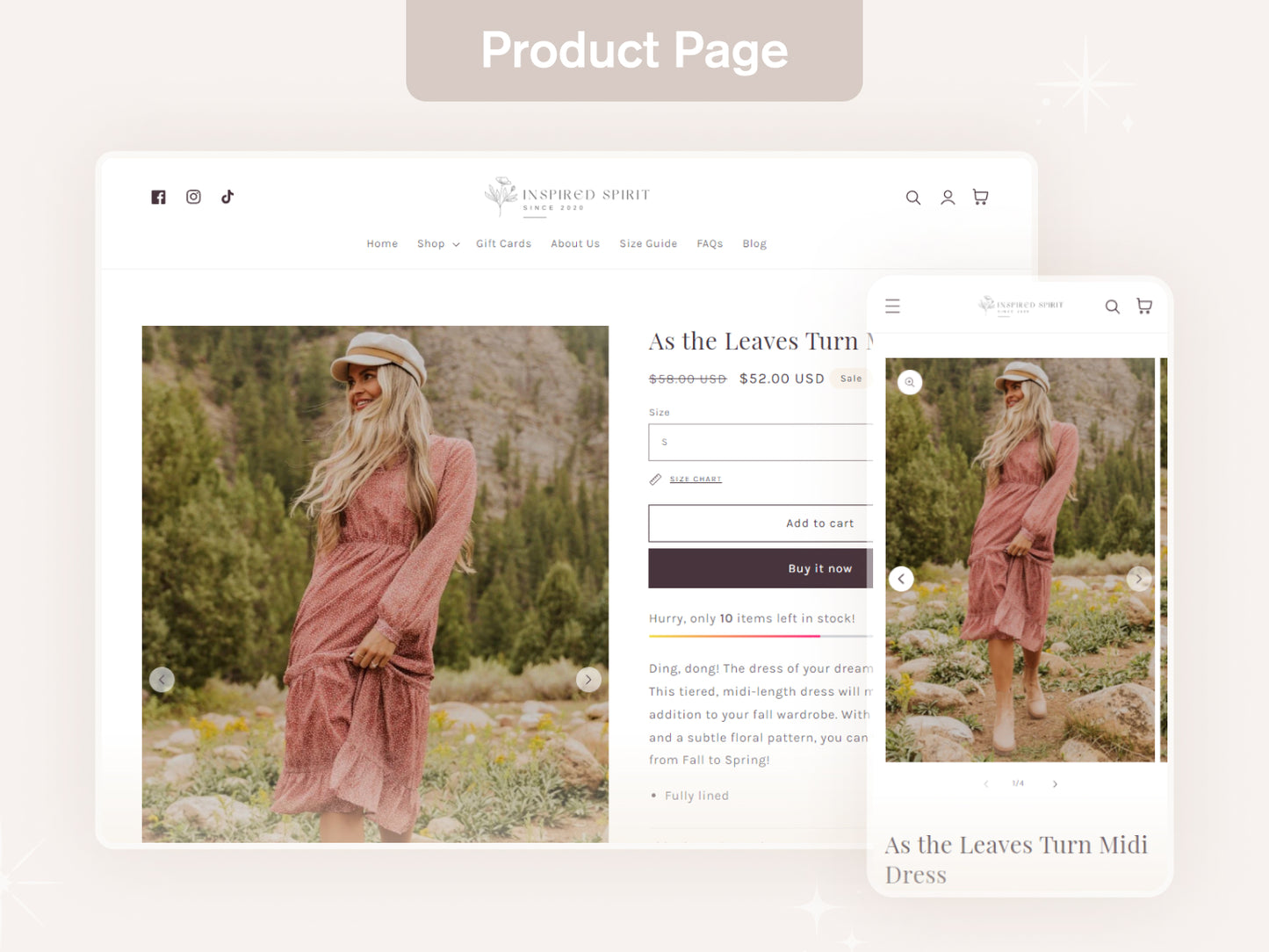 Spirit - Boho Boutique Shopify Theme