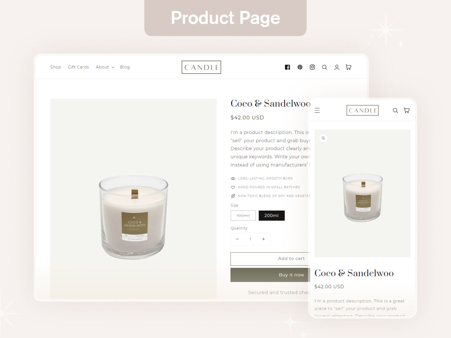 Candle - Beauty Skincare Shopify Theme
