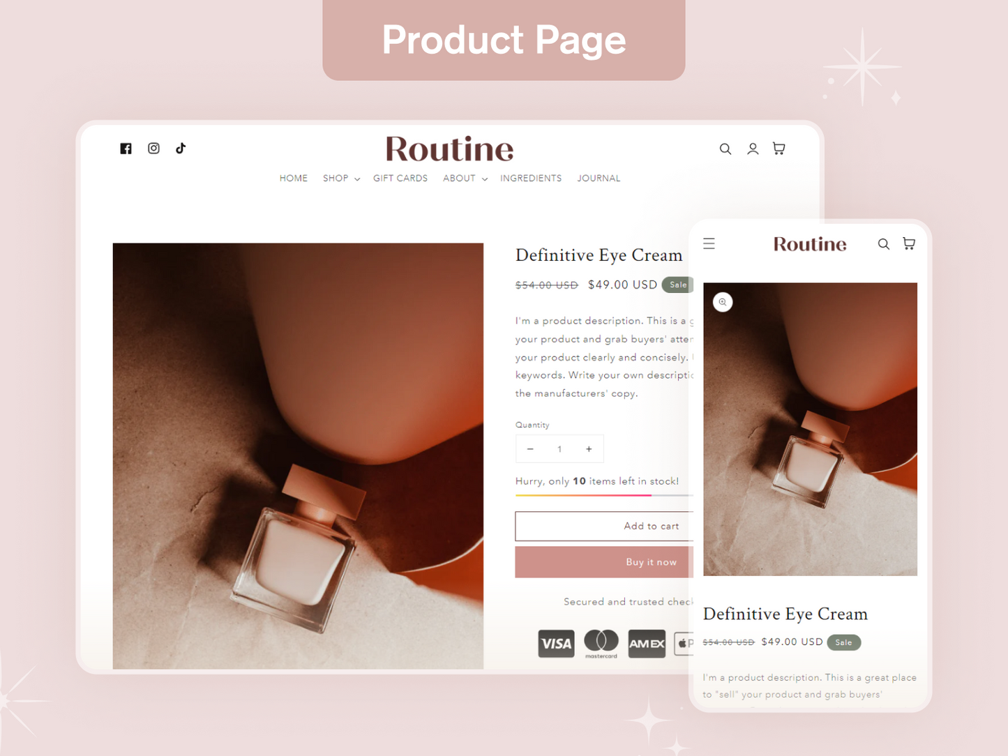 Routine - Beauty Skincare Shopify Theme