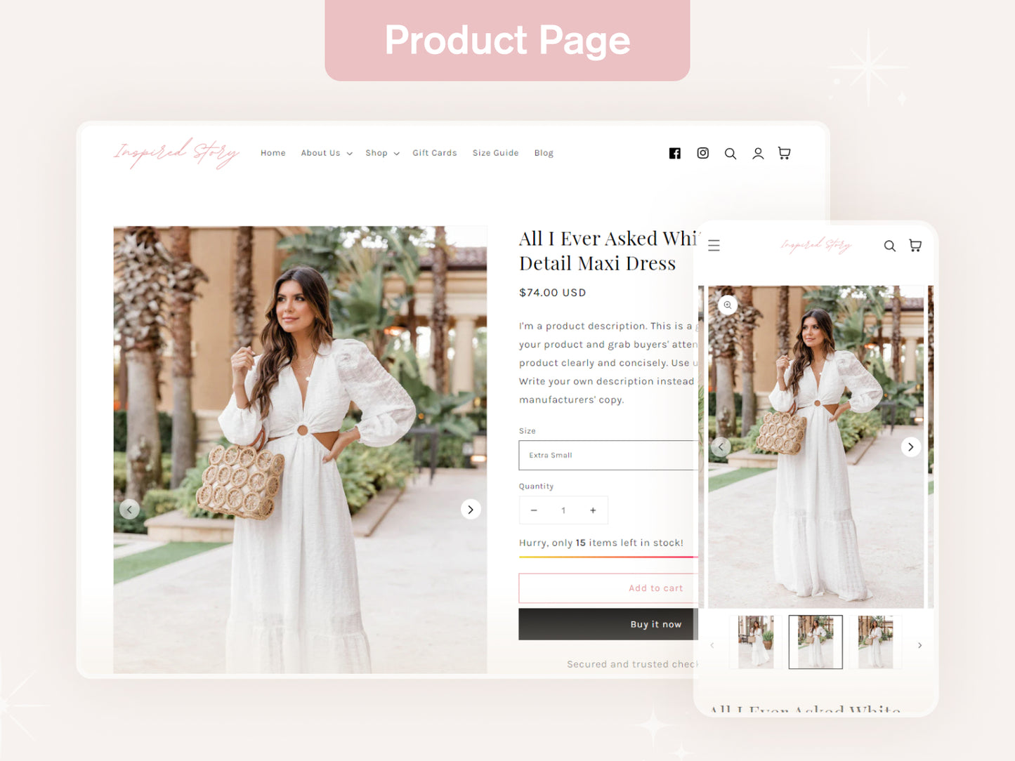 Story - Feminine Fashion Shopify Theme