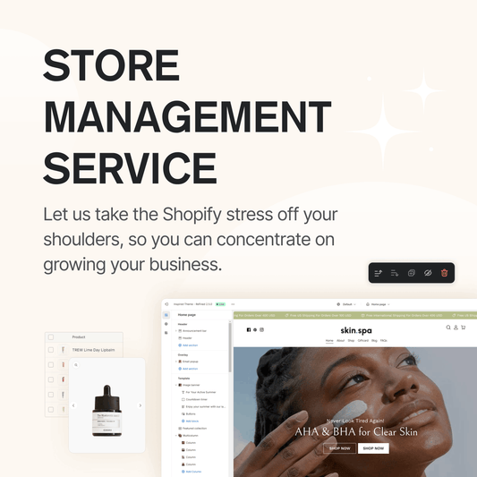 Shopify Store Management Service